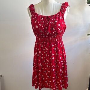 Almost Famous Scarlet Floral Mini Dress